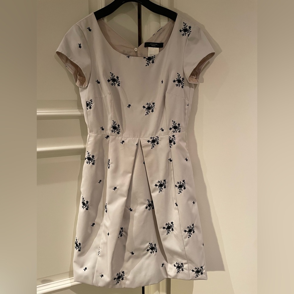 MaxMara White and Black Dress